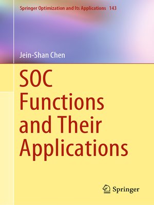 cover image of SOC Functions and Their Applications